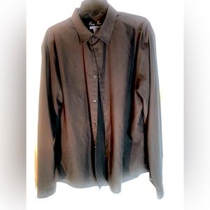 Vintage H&M Black Men’s Long Sleeve Dress Shirt 17 1/4 XL